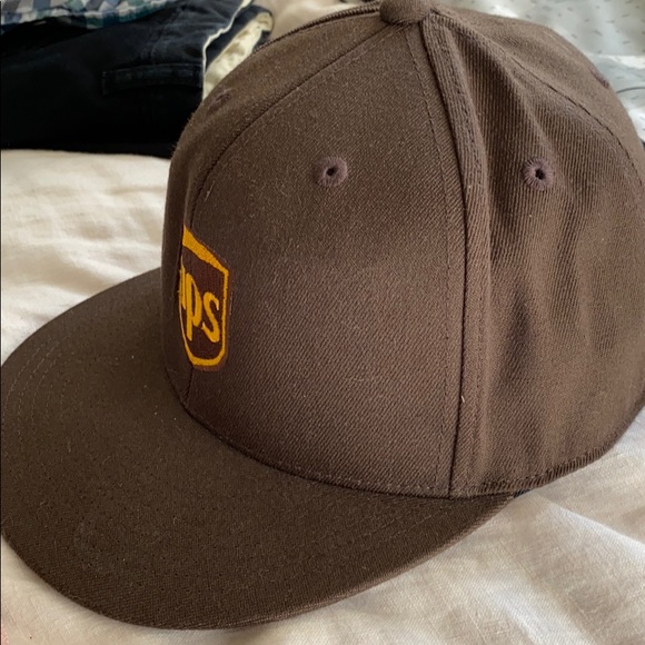 Ups Embroidered Fitted Hat 